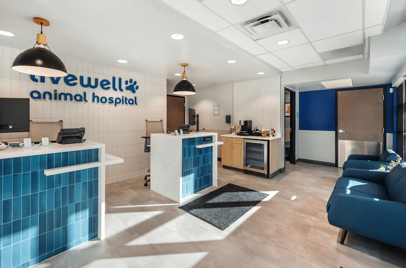 Receptionist area left side