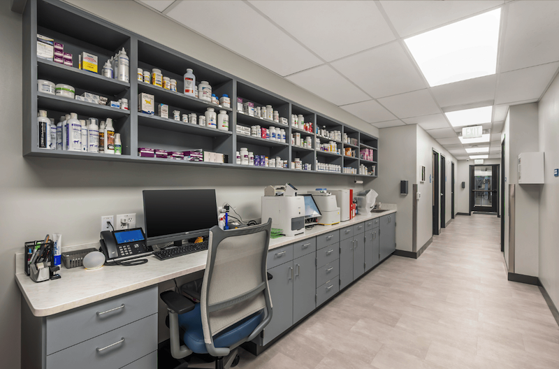 Technician area