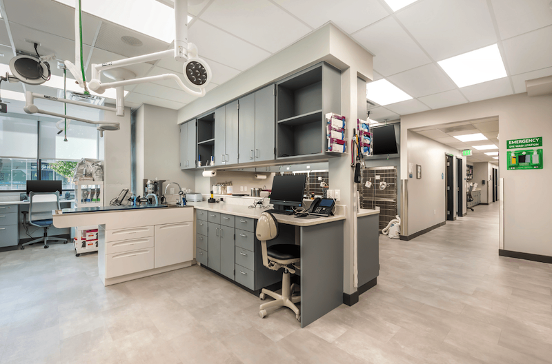 Open exam room